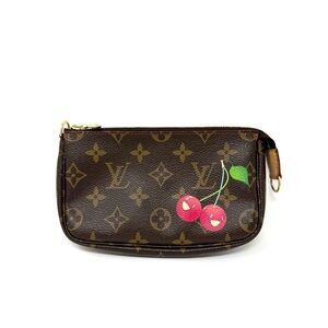 Louis Vuitton Takashi Murakami Cerises Cherry Bucket Pochette Accessories Pouch
